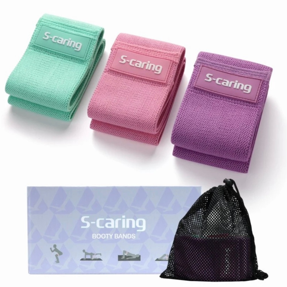 Sinocare Resistance Bands | Workout Booty Bands 3-pack